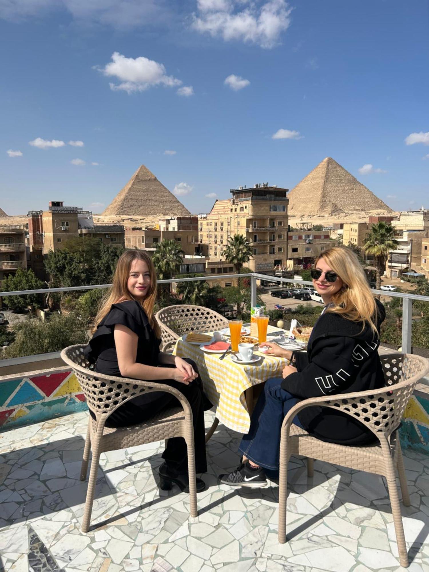Matto Pyramids Inn Kafret el-Gabal Exteriér fotografie