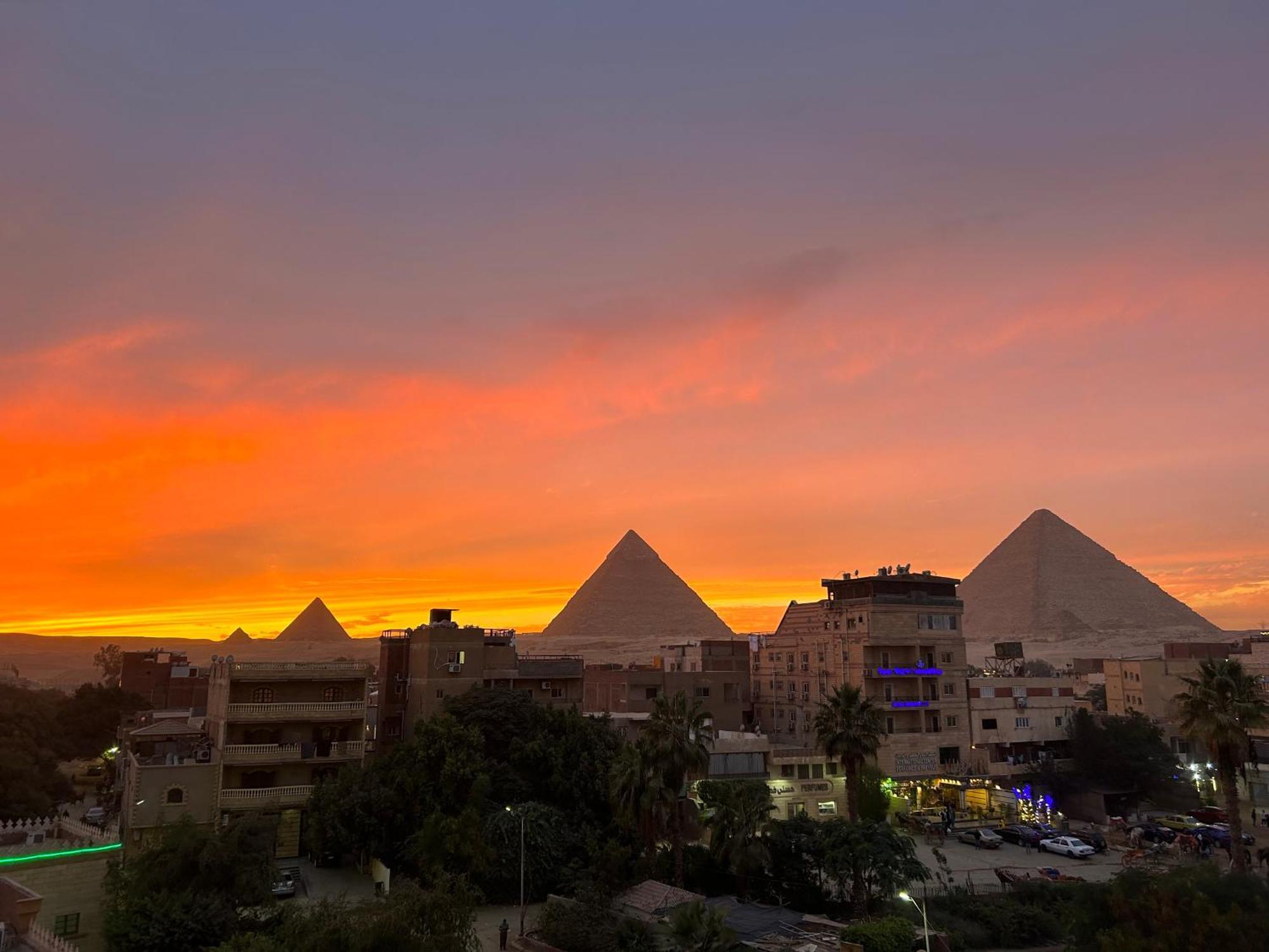 Matto Pyramids Inn Kafret el-Gabal Exteriér fotografie