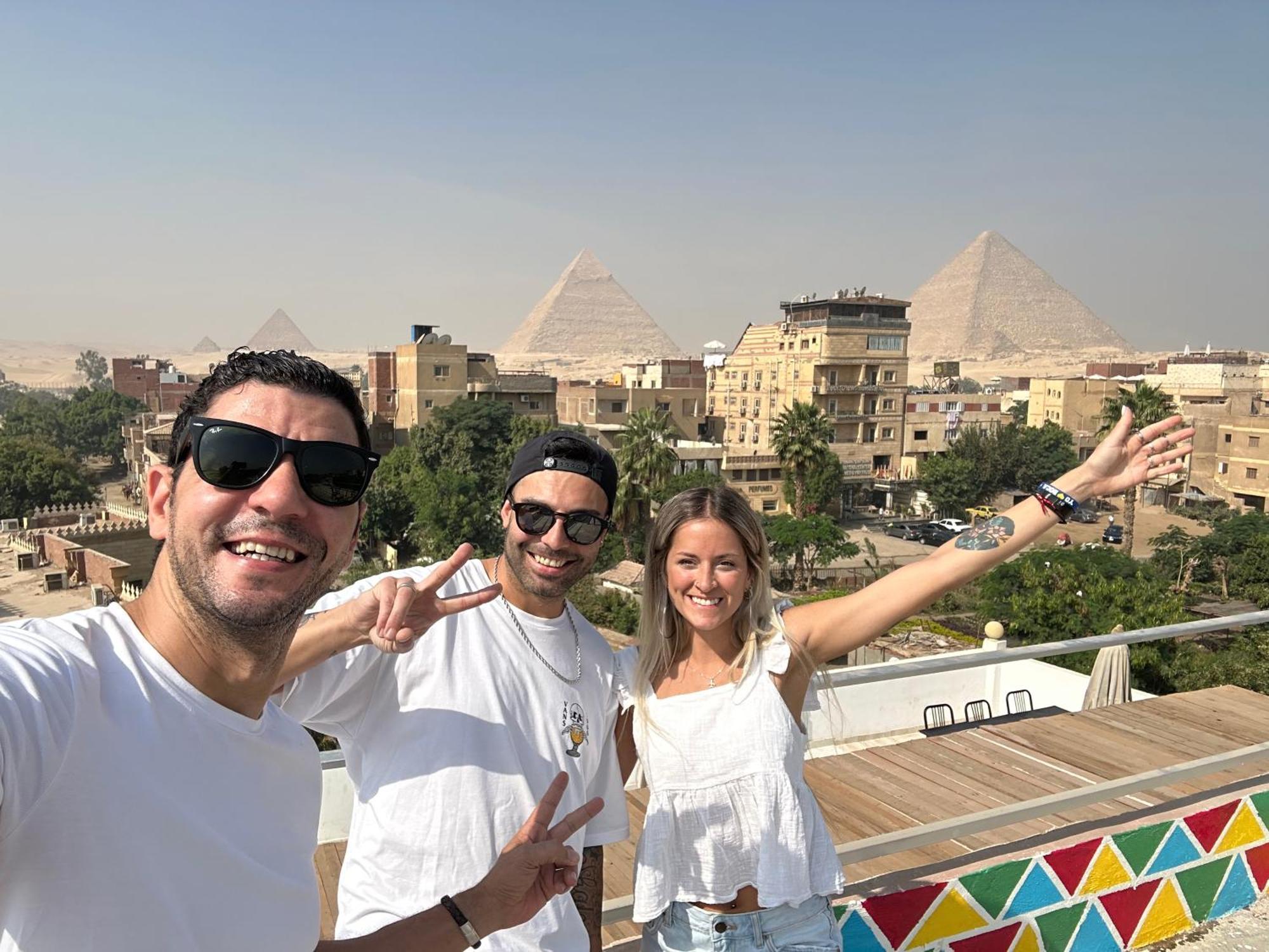 Matto Pyramids Inn Kafret el-Gabal Exteriér fotografie