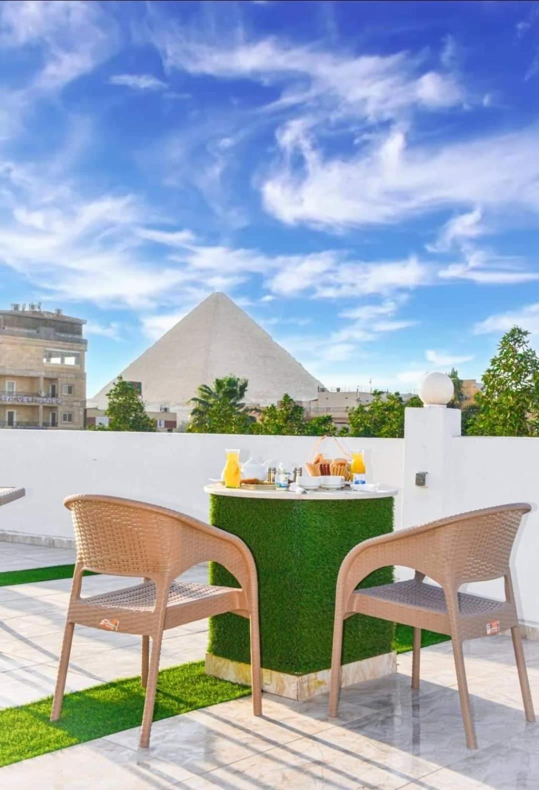Matto Pyramids Inn Kafret el-Gabal Exteriér fotografie
